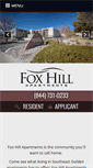 Mobile Screenshot of foxhillapthomes.com